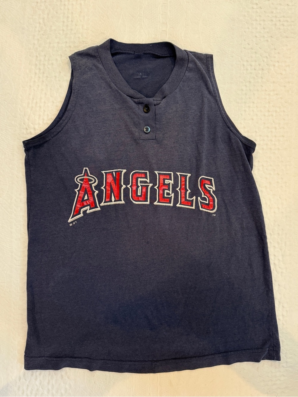 Russell Athletic Los Angeles Angels Tank Top Men’s M Y2K Vintage Baseball #1